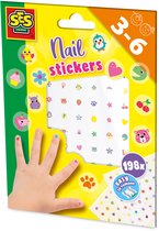 SES Creative Nagelstickers - 198 Nageltransfers op 2 Vellen - Vanaf 3 Jaar - Nail Art Kinderen - Eenvoudig Verwijderbaar - Schoencadeautjes Sinterklaas
