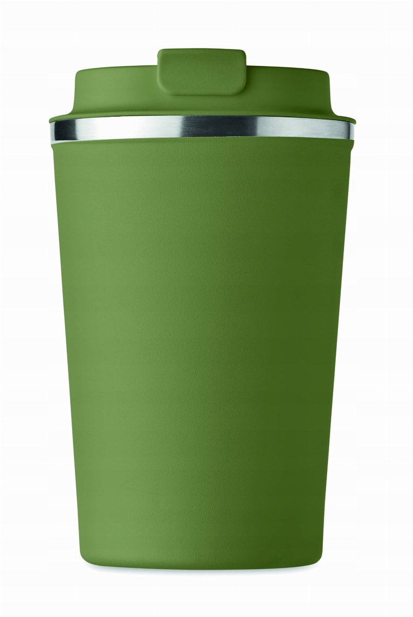 RVS Thermosbeker 350ml - Lekvrij, Dubbelwandig, Groen
