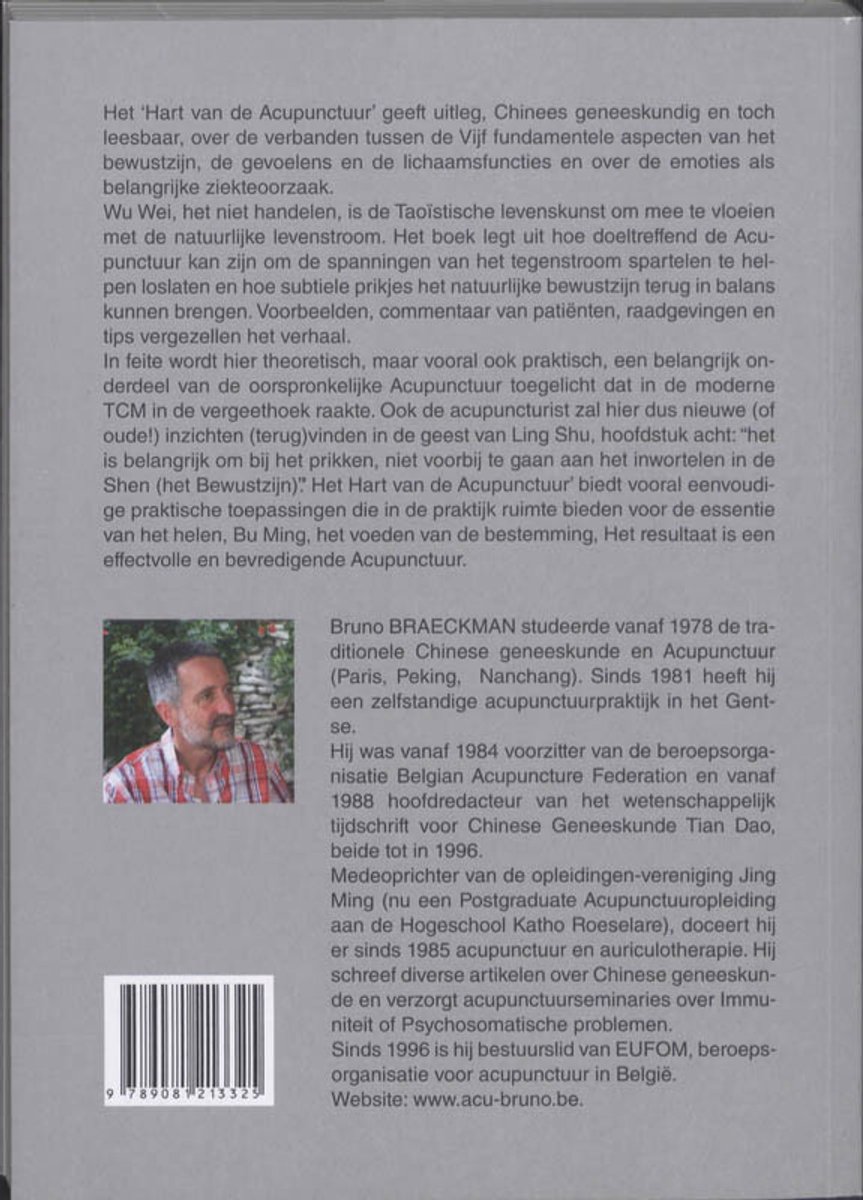 Het hart van de acupunctuur - back cover