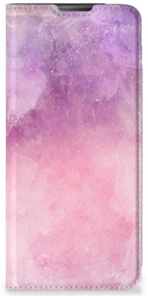 Bookcase Motorola Moto E20 Pink Purple Paint