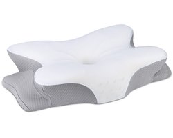 15 stuks - Butterfly Neck - Memory Foam Cervical Pillow - Hoofdkussen - hoofdkussen nekklachten - Ergonomic Sleeping Pillow - Breathable Bed Pillow - Cervical Spondylosis Care Pillow - Memory Foam - Gray