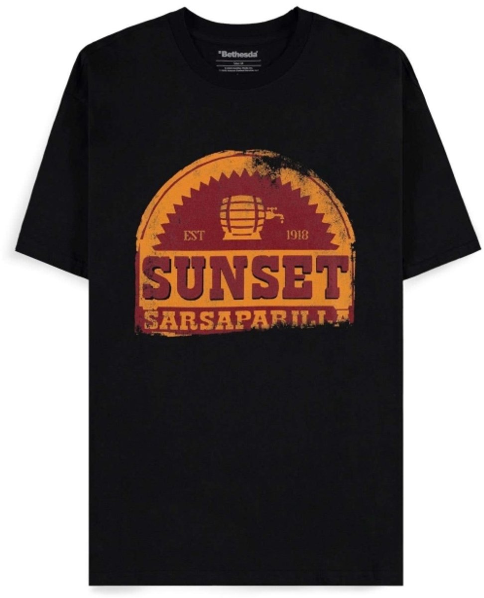 Fallout - Sunset Heren Tshirt - M - Zwart