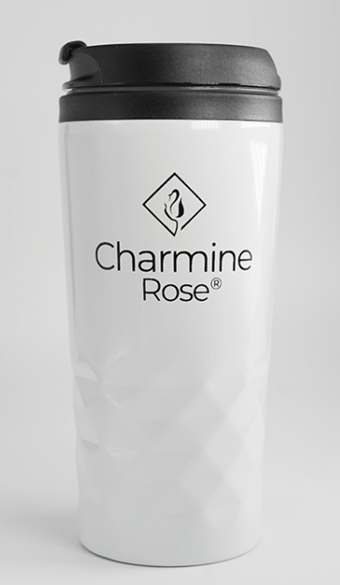 Charmine Rose Thermosbeker 350ml - Dubbelwandig, Koper Isolatie