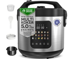 TurboTronic DMC18 Multicooker - RVS