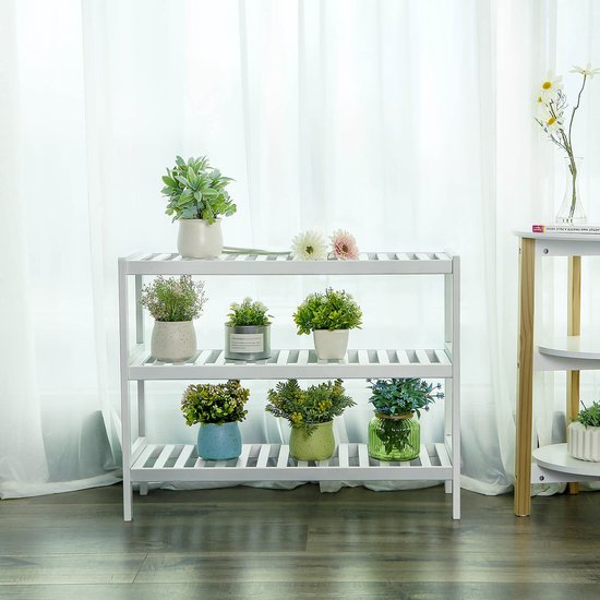 Modon Rek Opbergrek Schoenenrek Staand rek Met 3 open opbergniveaus 70x26x55 Cm ...