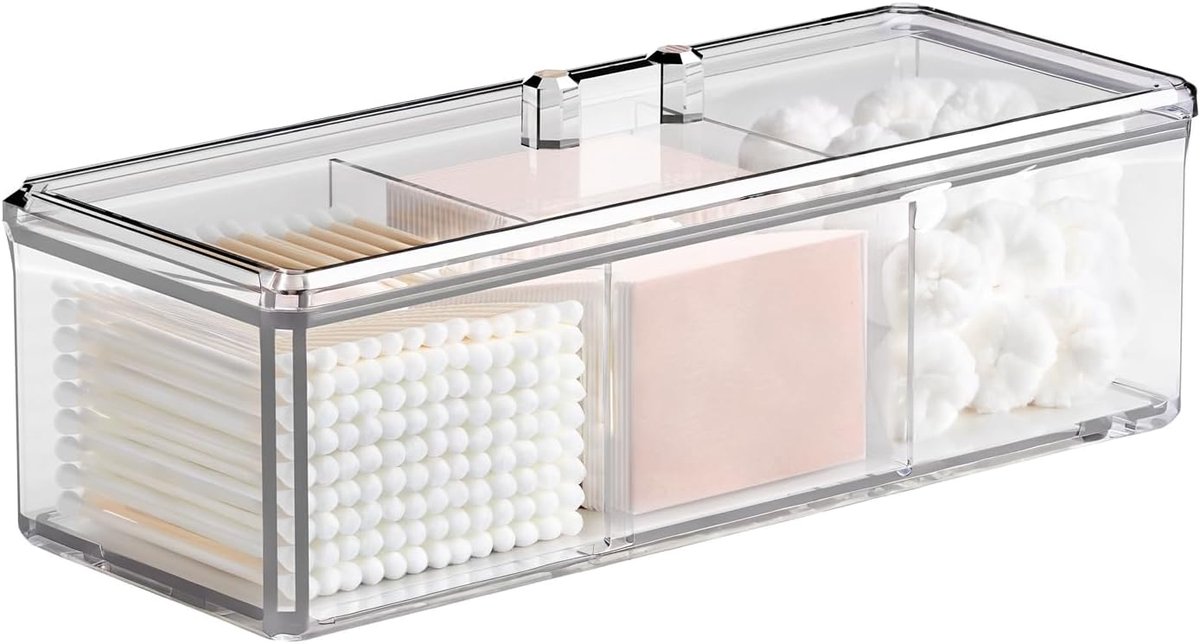 Make up cosmetica organizer, transparant, 1 Tier