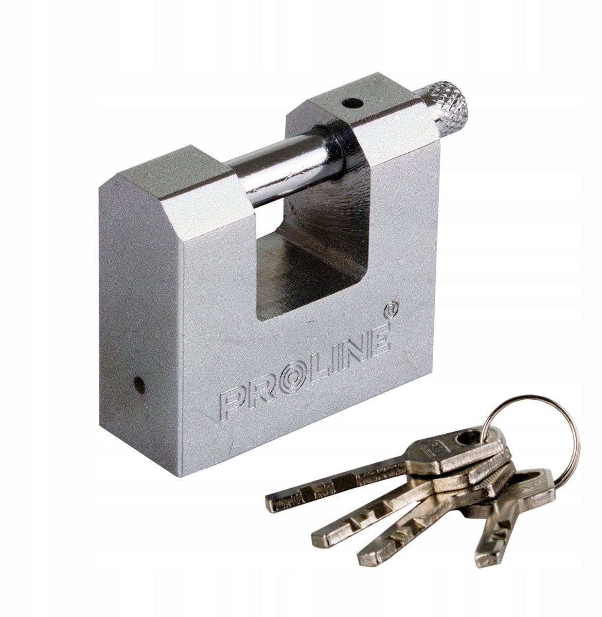 Proline Gietijzeren Hangslot 90mm Geharde Beugel 4 Sleutels