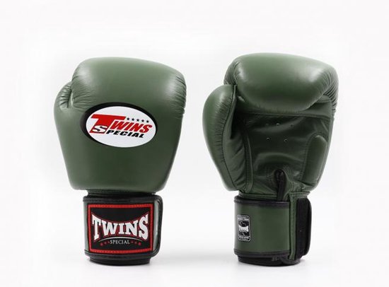 Twins Special BGVL 3 Bokshandschoenen - Echt Leer - Olijfgroen 12 oz