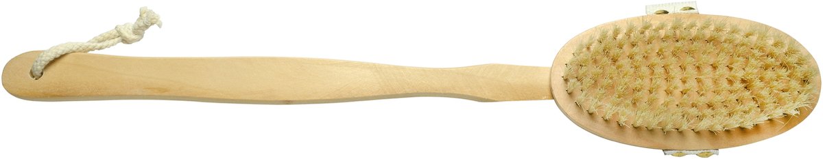 Sundo Badborstel van hout – natuurlijke borstelharen, ca. 40 cm