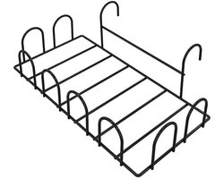 Balkon Droogrek - Multifunctioneel - Schoenen Droogrek - Vensterbank Droogrek - Kledinghanger - voor Zowel Binnen Als Buiten - Zwart