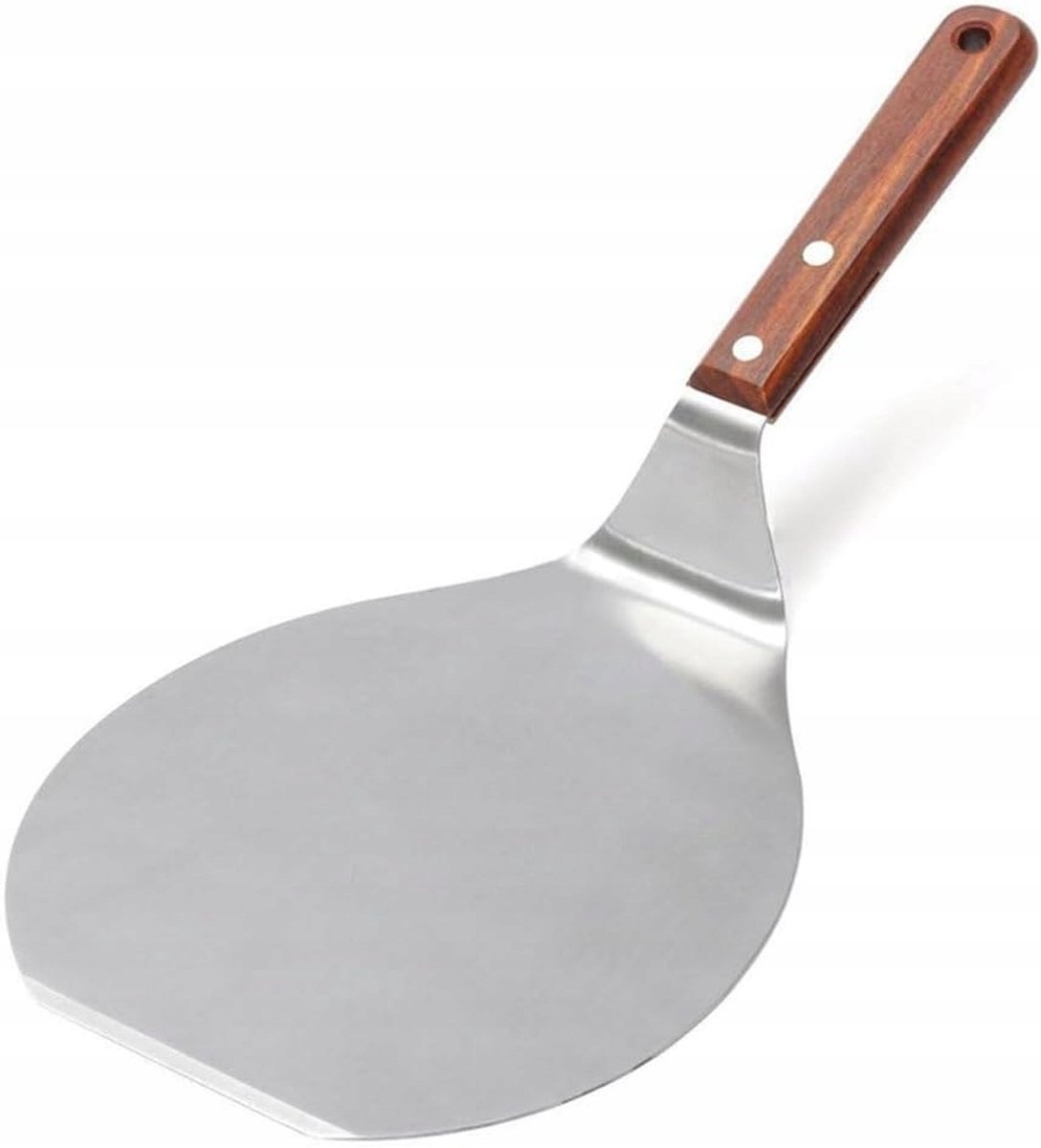 Pizzaschep RVS met Houten Handvat 20,5x16,5cm