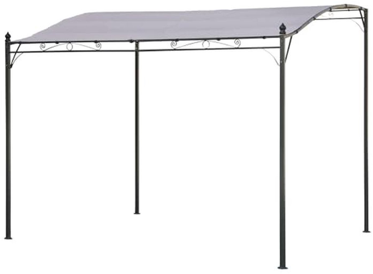 Wandmontage Pergola 3x2,5m - Taupe