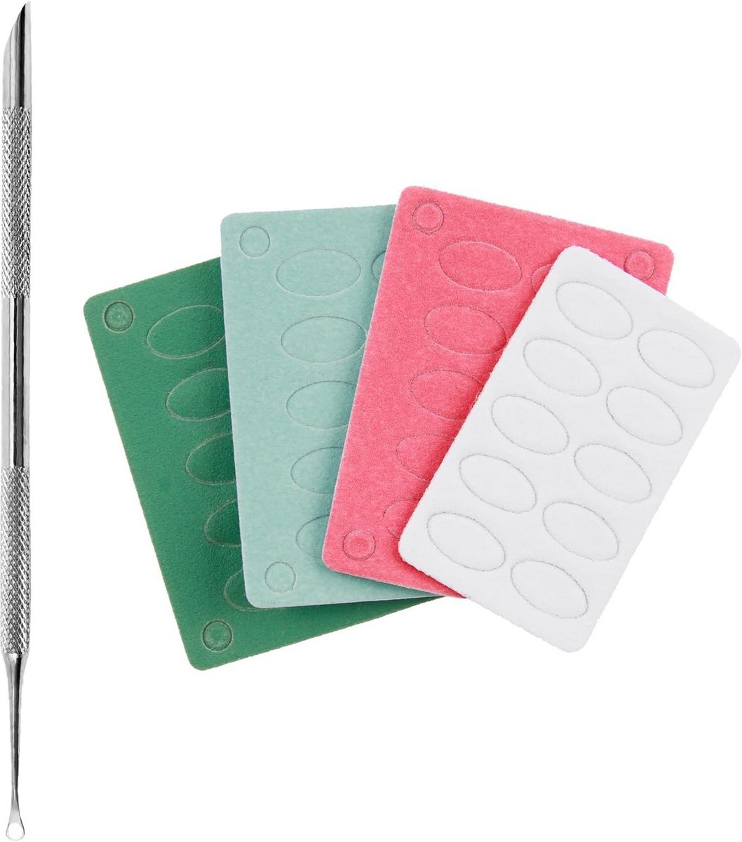 5-delige Nagelriemduwer Set Roestvrij Staal - Dual Ended Hulpmiddel voor Manicure en Pedicure