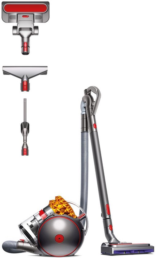 Dyson Cinetic Big Ball Multifloor 2 stofzuiger zonder zak, onderhoudsvrij, hoge zuigkracht, geschikt voor alle vloeren