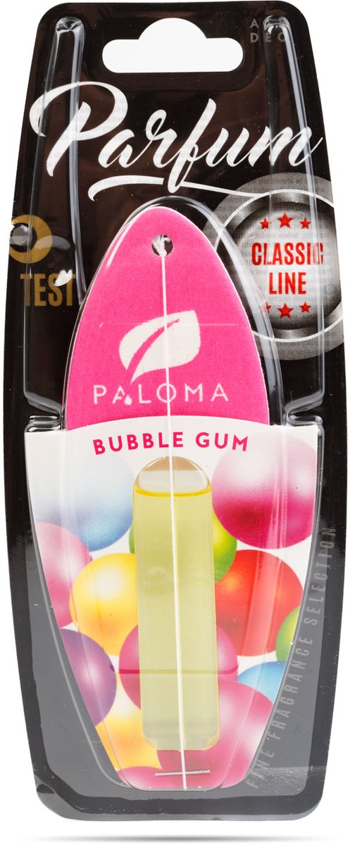 Auto Luchtverfrisser Liquid – Bubble Gum Geur – 5 ml – Werkt tot 1 Maand – Langdurige Vloeibare Geurverspreiding voor Auto Interieur [P10165]