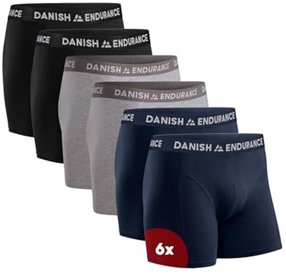 Boxershorts voor Heren van Katoen - Zacht, Ademend en Comfortabel, Verpakt per 6, Multikleur