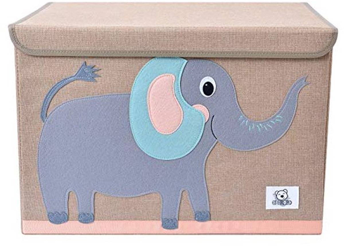 Opvouwbare Dieren Speelgoedkist voor Kinderen - Stijlvolle Opbergdoos voor Peuters en Babykamers