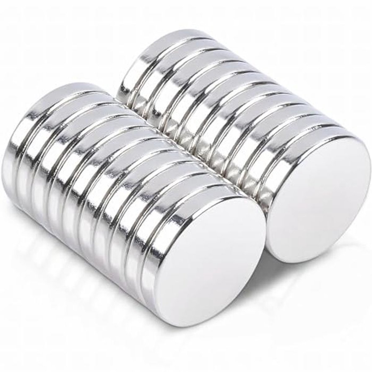 Kleine Neodymium Magneten - 20 Stuks, Extra Sterk, Perfect voor Koelkast en Handwerk