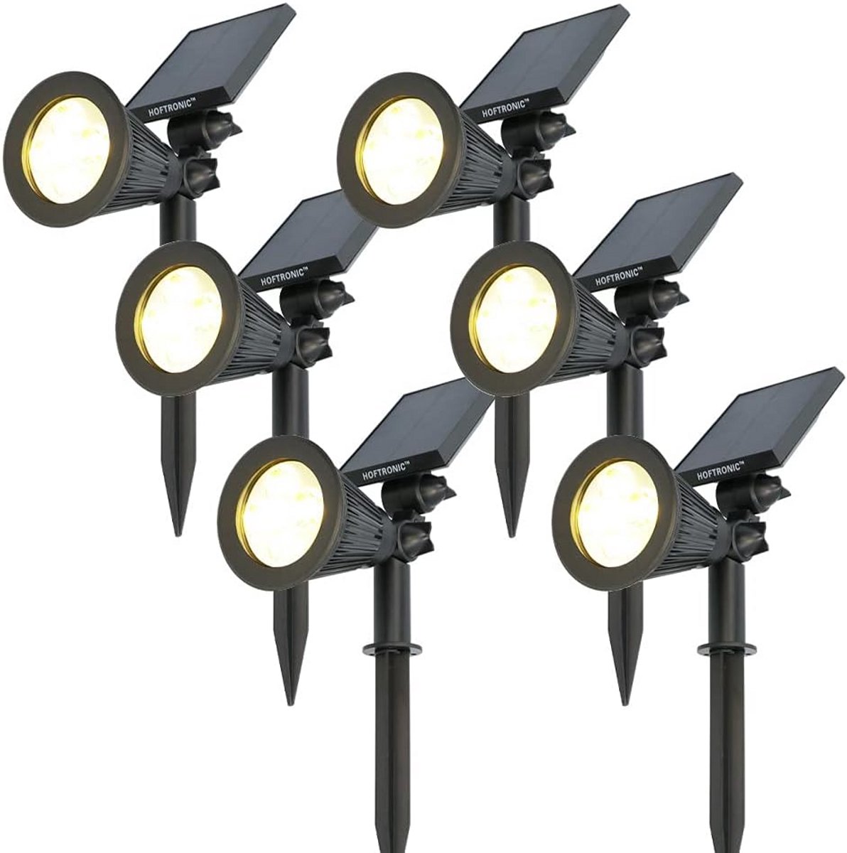 Solar Bewegingssensor Tuinverlichting met Schemerschakelaar - LED Prikspot op Zonne-energie