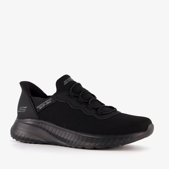 Skechers Slip-ins : Baskets homme Bobs noires - Taille 42 - Confort Extra - Mousse à mémoire de forme