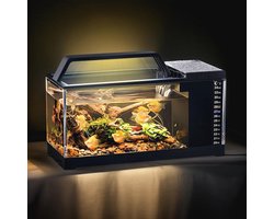 Aquarium starterskit met LED-licht en filtratiesysteem voor Betta en garnalen