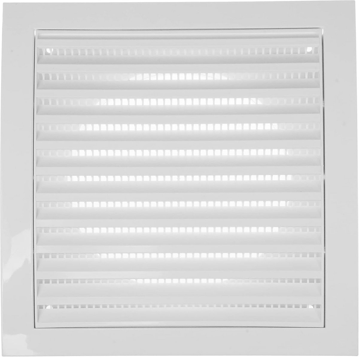 Rond Ventilaties Rooster Ø125 mm Wit - Luchtrooster voor Afzuiging Badkamer, Drogerontluchting, Ventilatie Binnen/Buiten