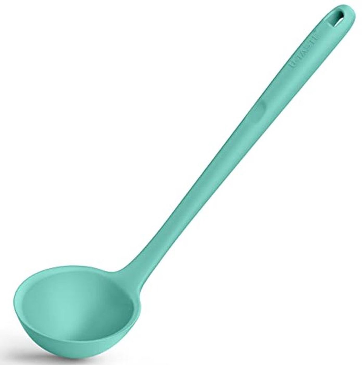 34cm Silicone Soeplepel - Hittebestendig en Antikleef Keukenlepel met Lang Handvat
