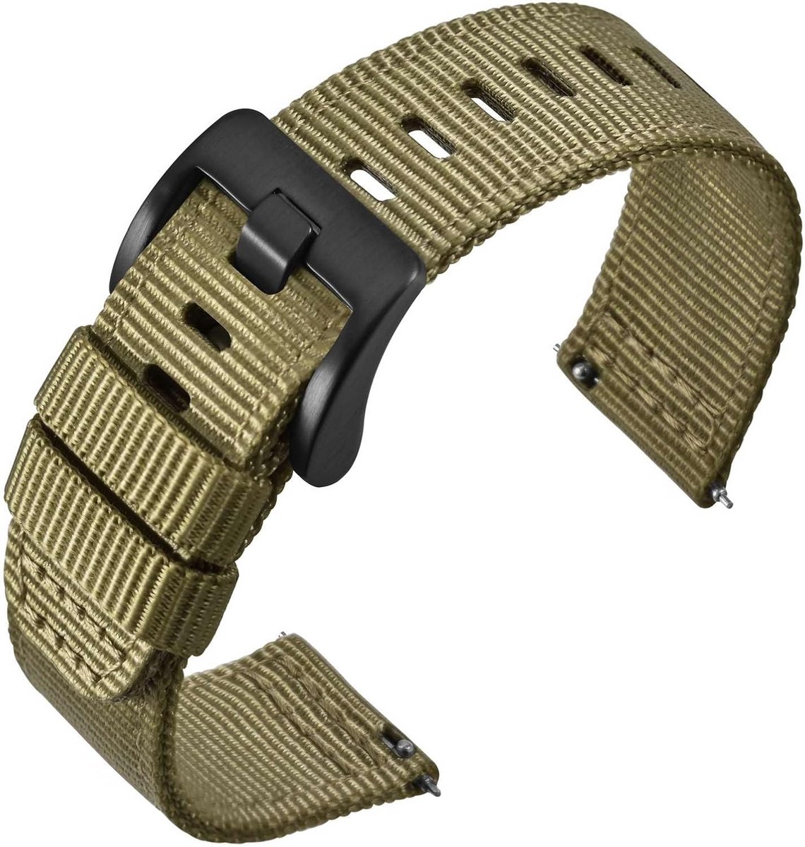 Nylon Horlogeband 18mm 20mm 22mm Snelontgrendeling Militaire Stijl Bandjes voor Heren