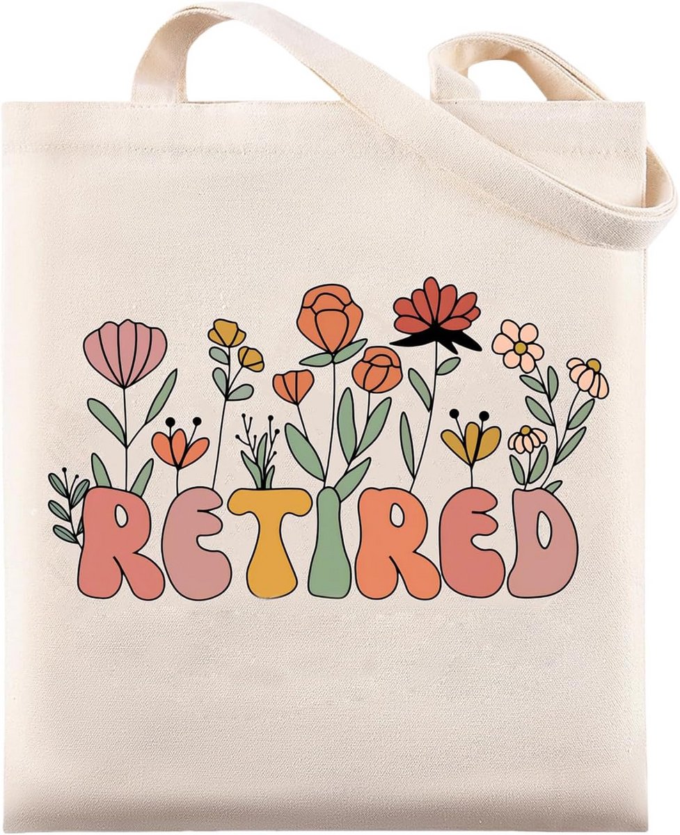 Linnen Tas Cadeau Idee: Perfect voor Pensioen en Vrouwen