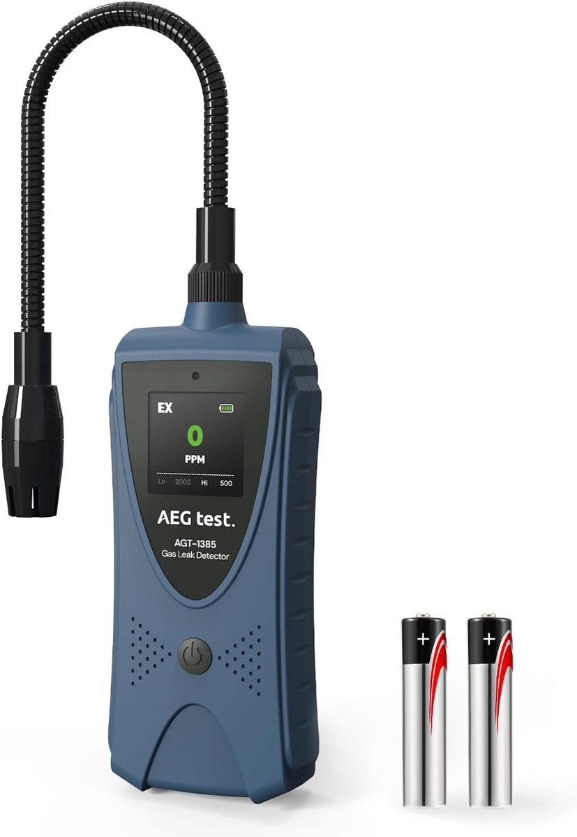 Professionele Gaslekdetector met Zwanenhals voor Methaan en Propaan