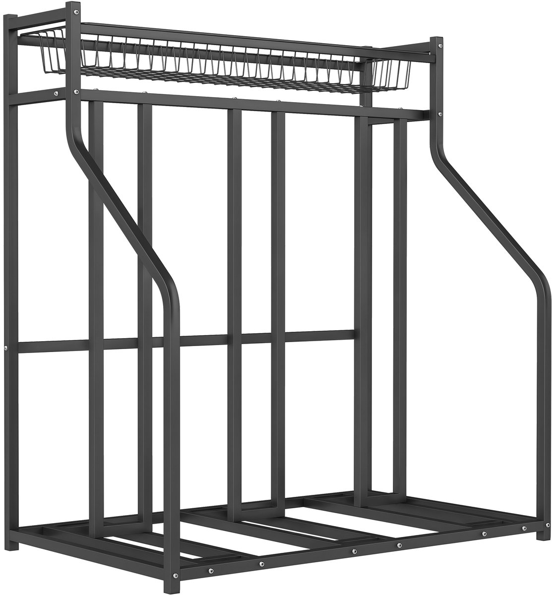 SPORTNOW Fietsendrager - Staal - 90x54x100cm - Zwart