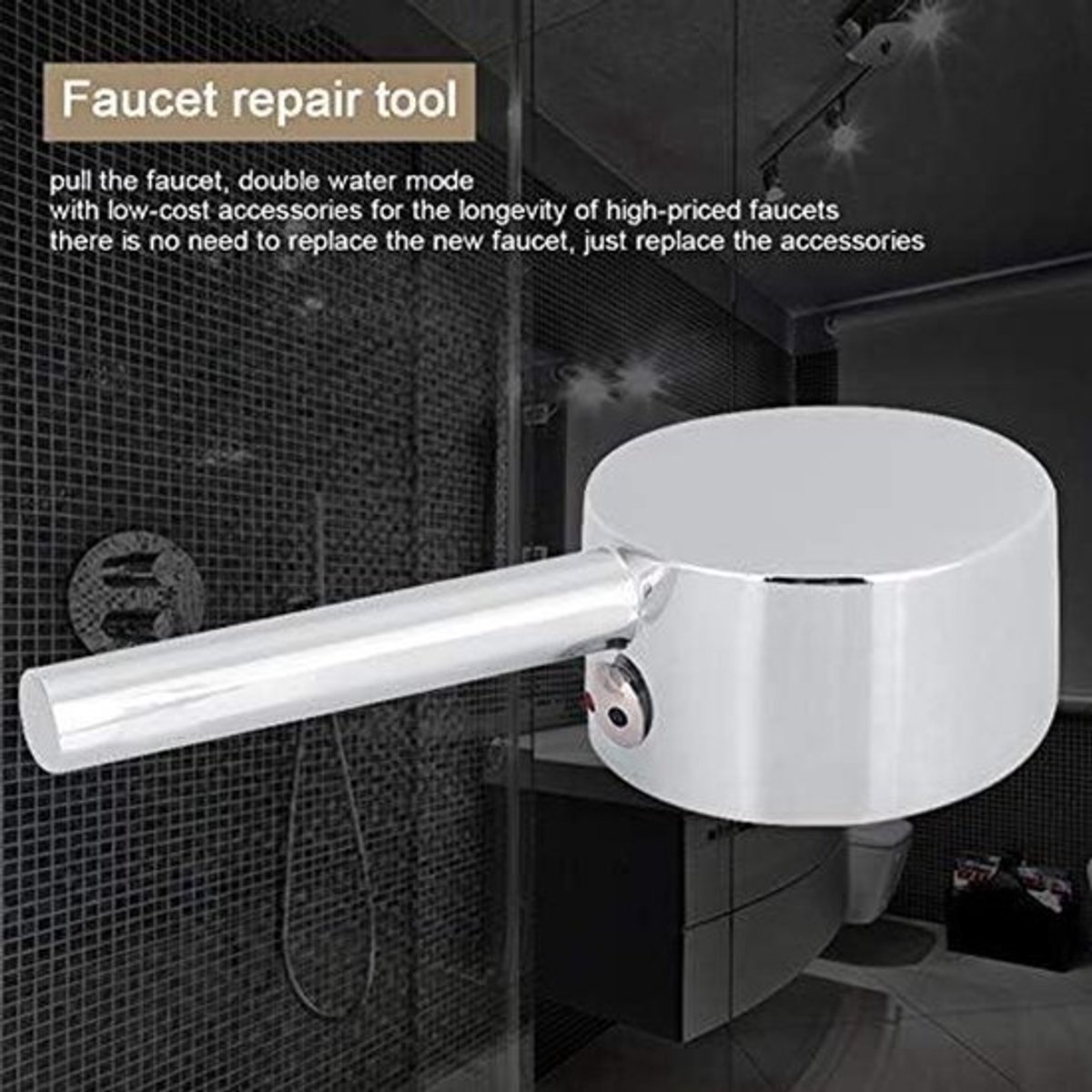 Muur Tap Handvat Water Vervanging Hendel 35 Mm Argo A - Douchen Mixer - Zink 45Mm Klep - Badkamer Wastafel Kranen - Zinklegering Kraan Hendel