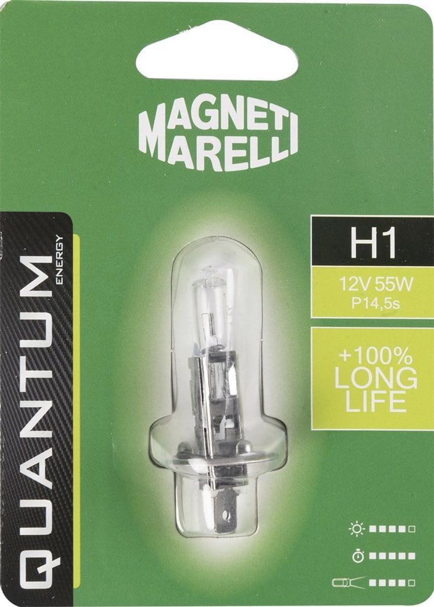 H1 12V 55W Autolamp - Enkele Gloeilamp met Lange Levensduur voor Auto