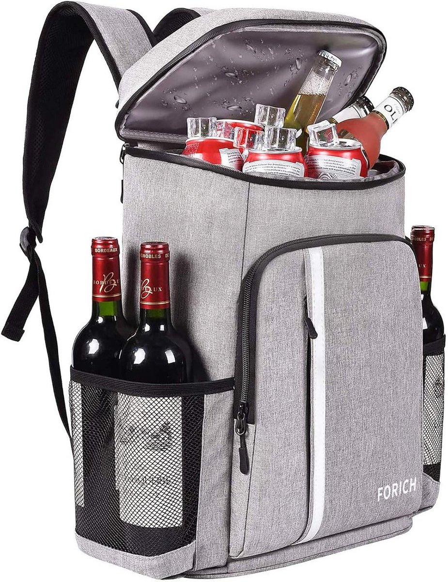 Lekdichte Koelrugzak - Geïsoleerde Koeltas Rugtas voor Picknick, Camping en Strand - 30 Liter Capaciteit
