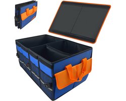 IMPERATORIS® Kofferbak Organizer - Auto Opbergtas - Opvouwbare Tas voor Boodschappen en Gereedschap - Anti-slip Bodem - Veel Opbergruimte - 1 Stuk - Zwart - 35 x 27 x 57.5 cm