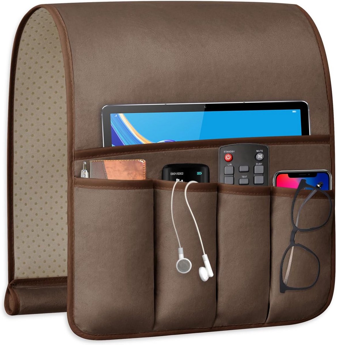 Universele Armleuning Organizer met 5 Vakken - Afstandsbediening Houder voor Bank en Fauteuil