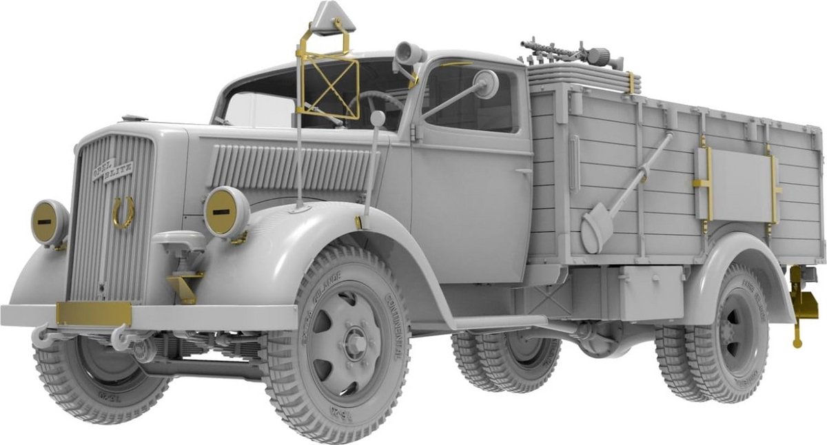 Schaalmodel 1:35 Duitse 3 Ton Vrachtwagen 3,6-36S Normaal Type