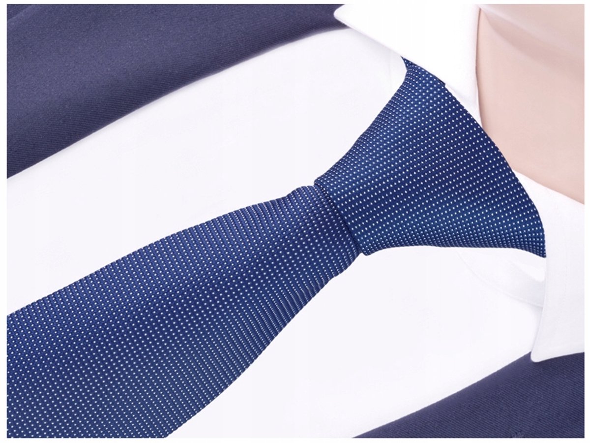 GREG Heren Strik Das Jacquard Microvezel Polka Dot Klassiek 7cm