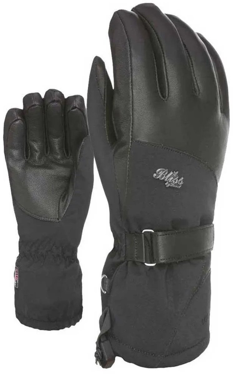 Level Bliss GORE-TEX dames ski- en snowboardhandschoenen leer Zwart