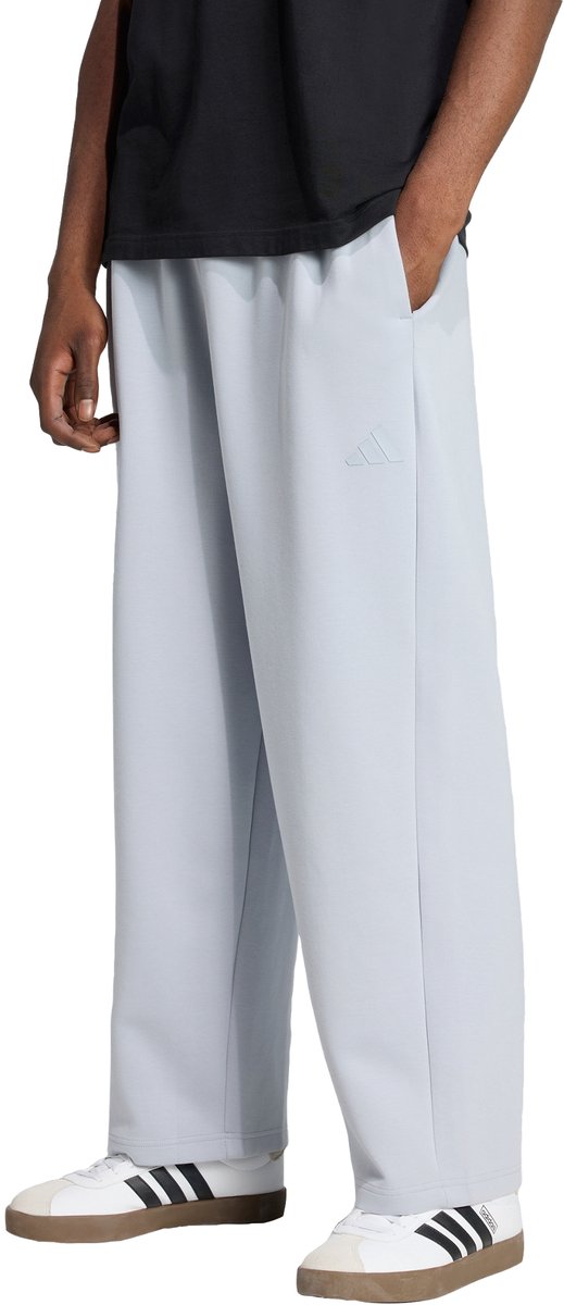 Adidas Sportswear Soft Lux Straight Leg Broek Heren Grijs