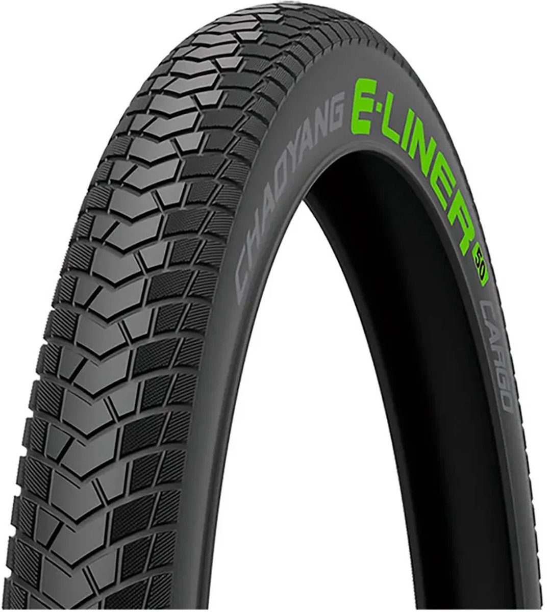 Chaoyang E-cargo 60tpi 26´´ X 2.35 Stevige Urbanband Zwart 26´´ x 2.35