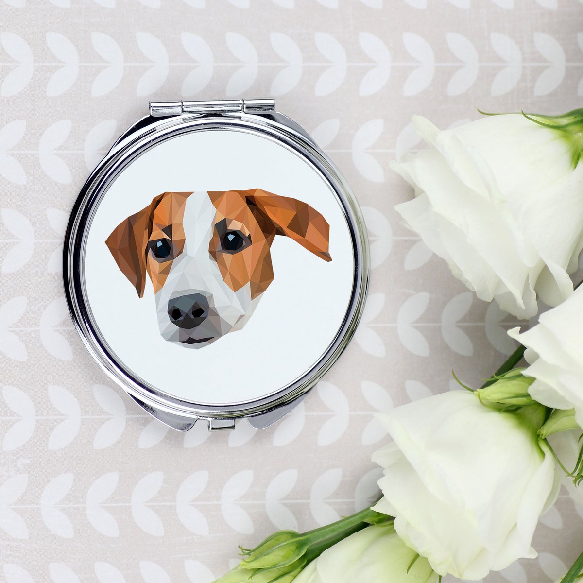 Art-Dog - Zakspiegel Geometrisch - Jack Russell Terrier - Compact & Stijlvol