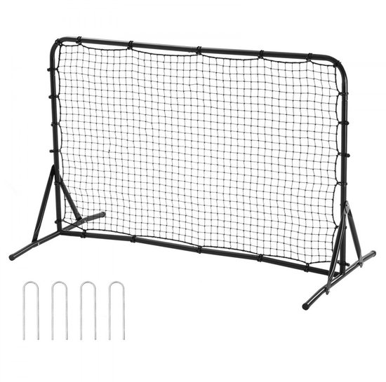 Voetbal Rebounder Net - Kickback Trainingsnet - 183 x 122 cm ...