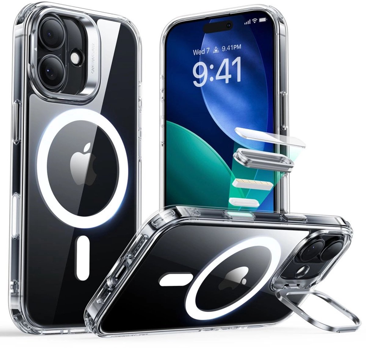 Esr Classic Hybrid Kickstand Magsafe Case Voor Iphone 17 Bescherming