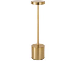 CHIWIN Draadloze LED Tafellamp – Touch Dimfunctie • 3 Lichtkleuren • Accu Bureau-/Nachtlamp voor Binnen & Buiten