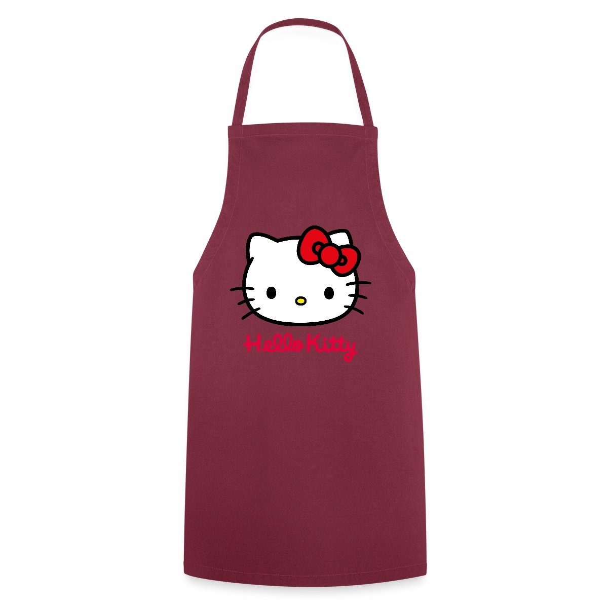 Hello Kitty Klassiek Portret Met Hello Kitty Tekst Keukenschort