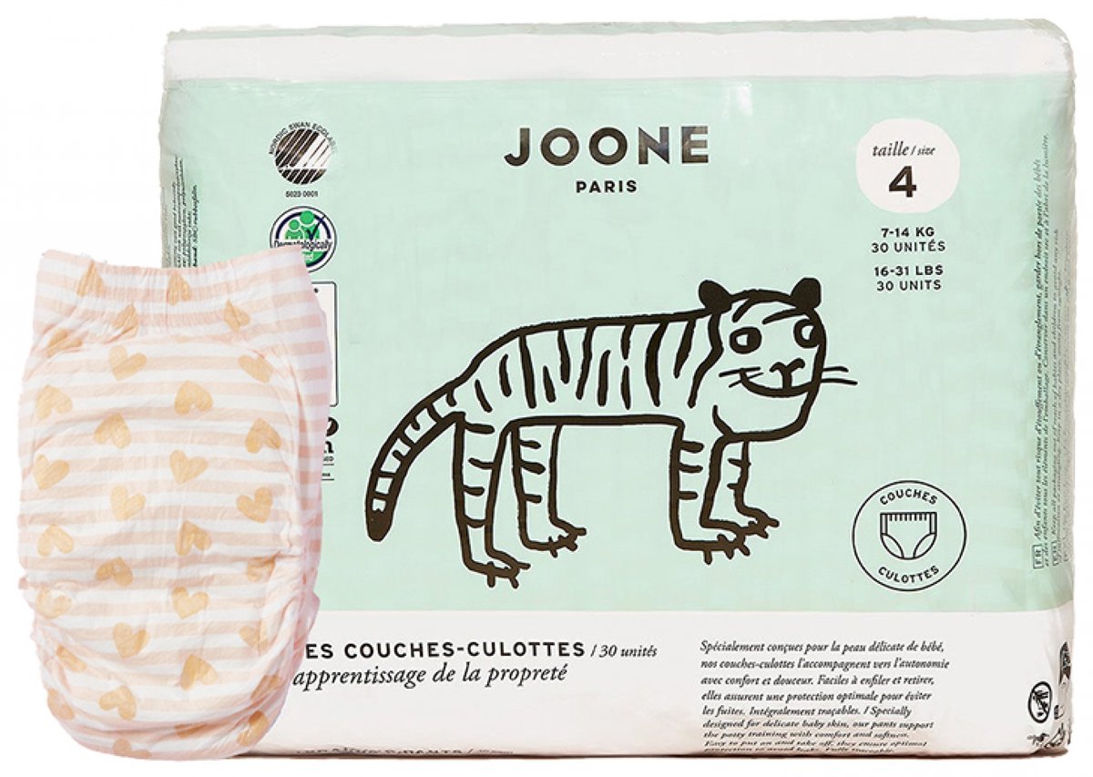 Joone Luiers Maat 4 (7-14 kg) 30 Eenheden (Kleur : Brigitte Rose)