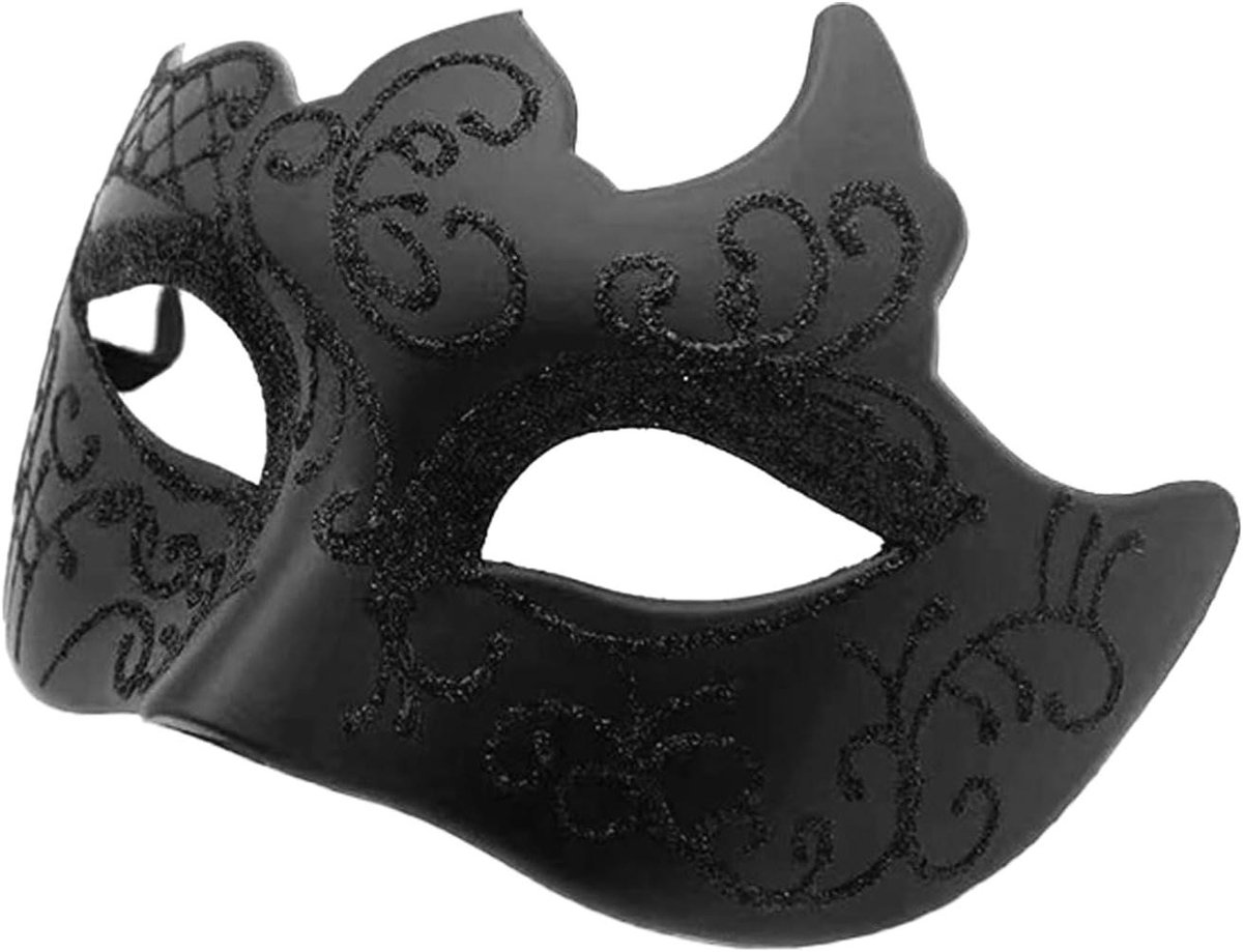 EGoods - Venetiaans masker voor mannen en vrouwen, carnaval masker, Venetiaans cosplay kostuumaccessoires voor bal, Halloween en Kerstmis