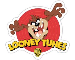 Looney Tunes Tasmanian Devil Sticker Maat S (max. 10 x 10cm)