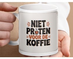 Mok Niet Praten Voor De Koffie, Koffie Verslaafd, Grappige Koffie Mok, Koffie Liefhebber, Koffie Cadeau, Koffie Mok voor Koffieliefhebbers